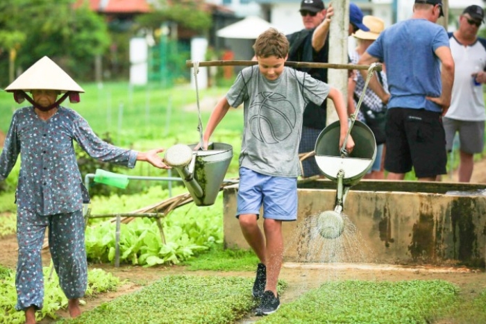 Le village de l&eacute;gumes de Tra Que &agrave; Hoi An