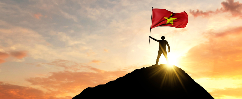 Le drapeau national du Vietnam