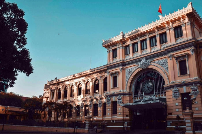 Notre visite du bureau de poste central de Saigon