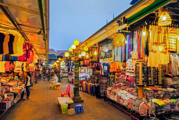 Visiter le Vieux marché - top meilleures choses à faire à Siem Reap