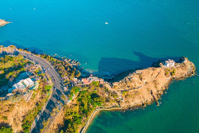  Chemin vers Mui Nghinh Phong, un endroit où on pouvait admirer la mer infinie