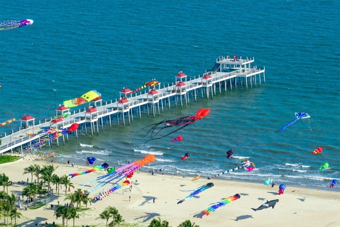Plage de Ho Tram, moins fréquentée que les plages urbaines