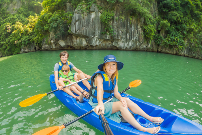 Exploration en kayak dans la Baie de Lan Ha, Vietnam
