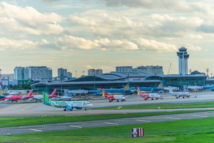 Pistes d'atterrissage de l'aeroport Da Nang 