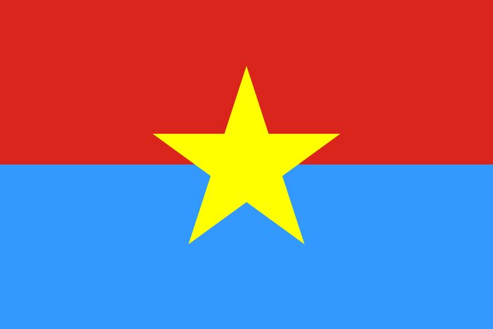 Drapeau vietnamien du Gouvernement Révolutionnaire Provisoire