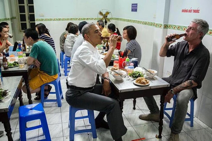  Président Obama a profité de Bun Cha à Hanoi