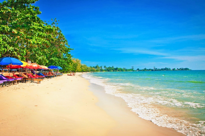Long Set Beach entre mer calme et nature