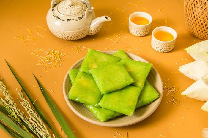 Gâteau de riz vert de Hanoï - top dessert vietnam
