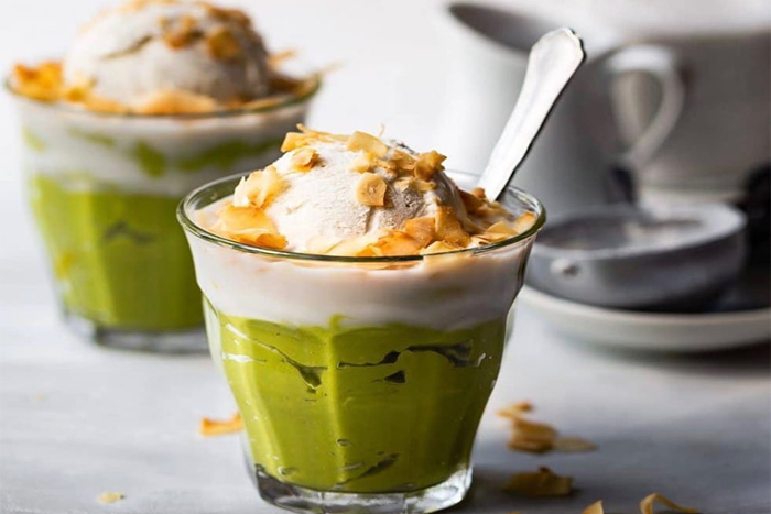 Glace à l'avocat de Da Lat